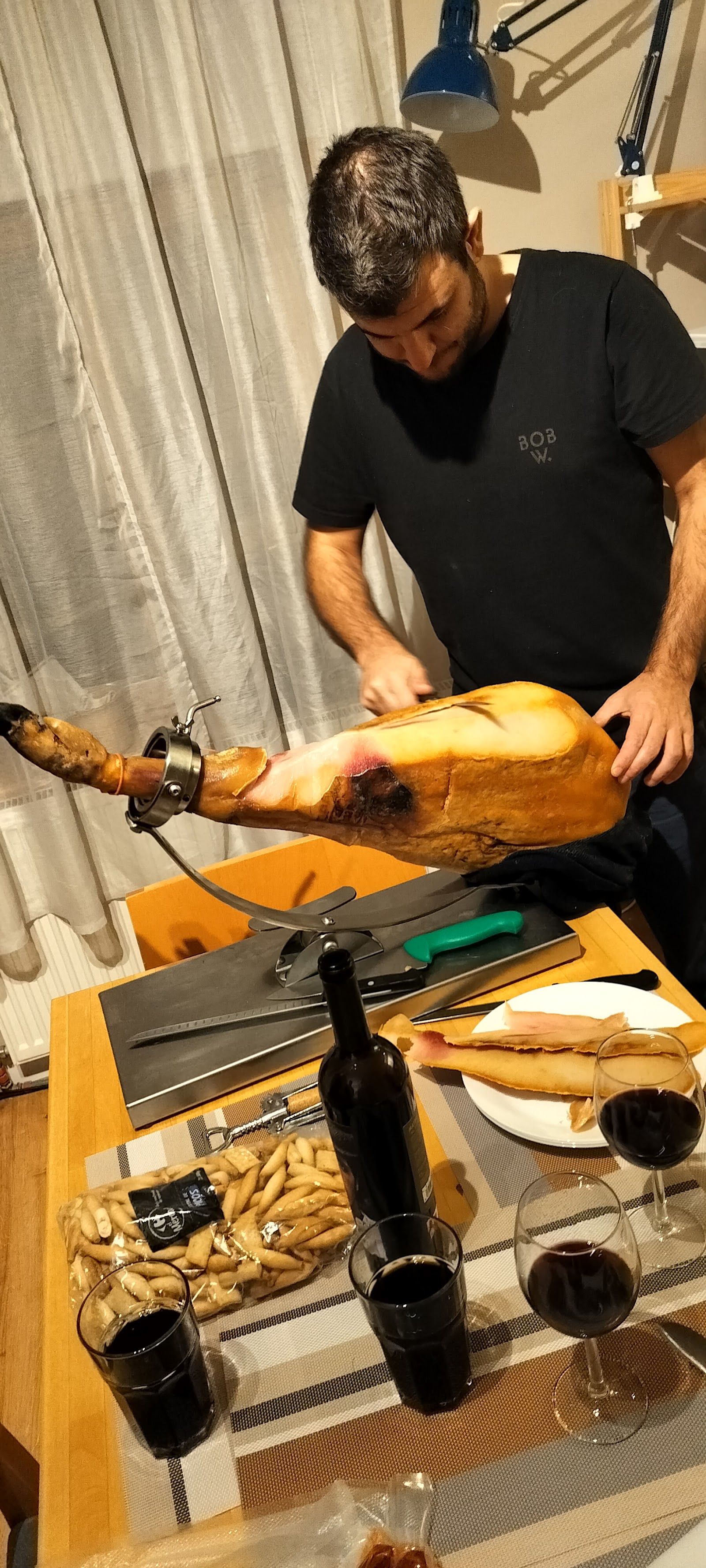 Home jamón session